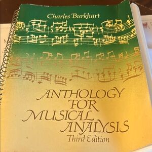 Anthology for Musical Analysis Book